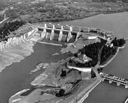  Плотина Земо-Авчальской ГЭС