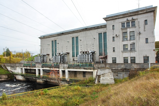  Строительство Маткожненской ГЭС, начатое в 1940 году, было остановлено в годы войны. Фото ОАО «ТГК-1»