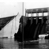 Широковская ГЭС в 1940-х годах