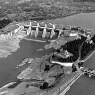 Плотина Земо-Авчальской ГЭС